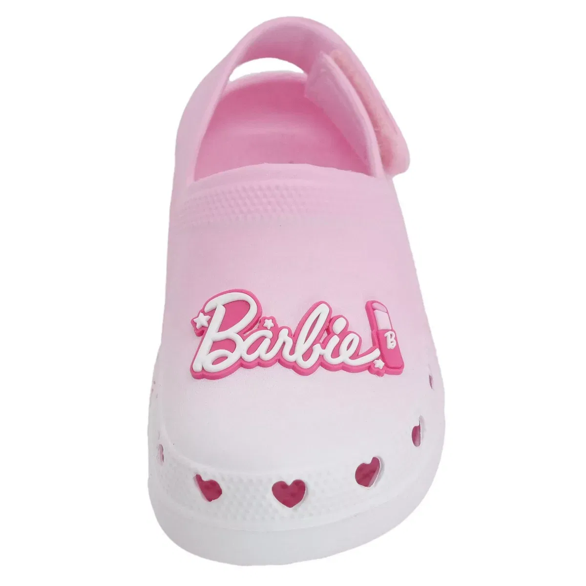 Детские сабо для девочек с регулируемым ремешком Barbie, Medium Pink Ombre — фото 4