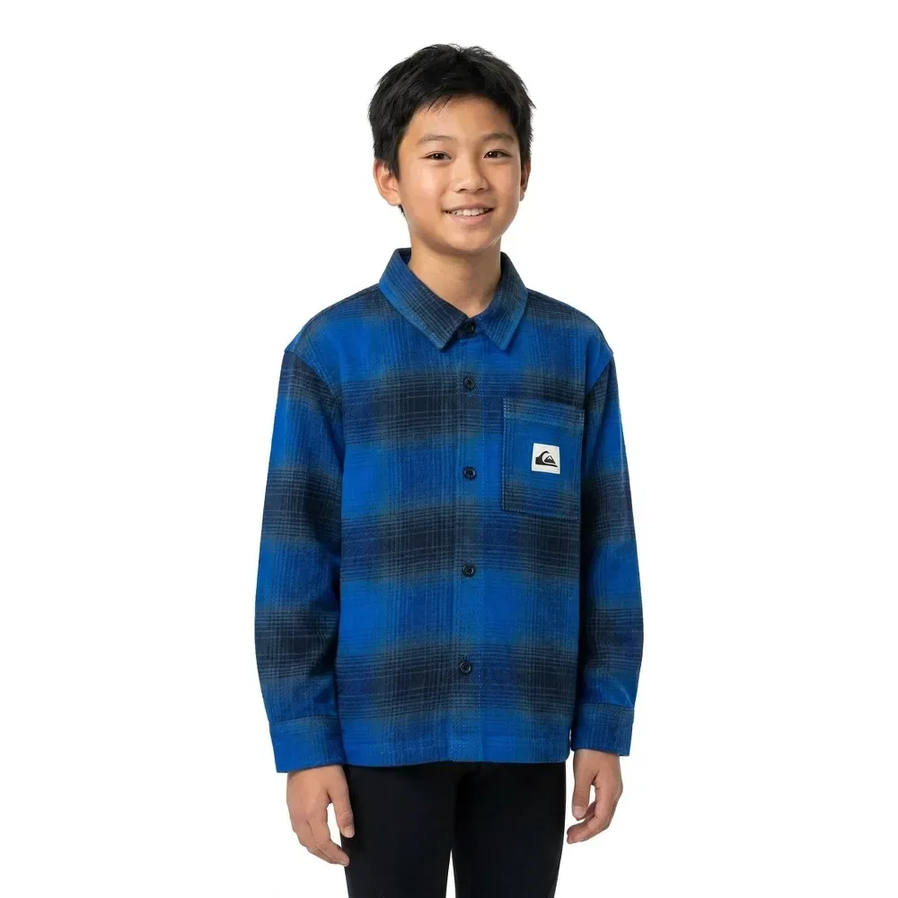 Детская рубашка с длинным рукавом Quiksilver Bushing, Blue — фото 3