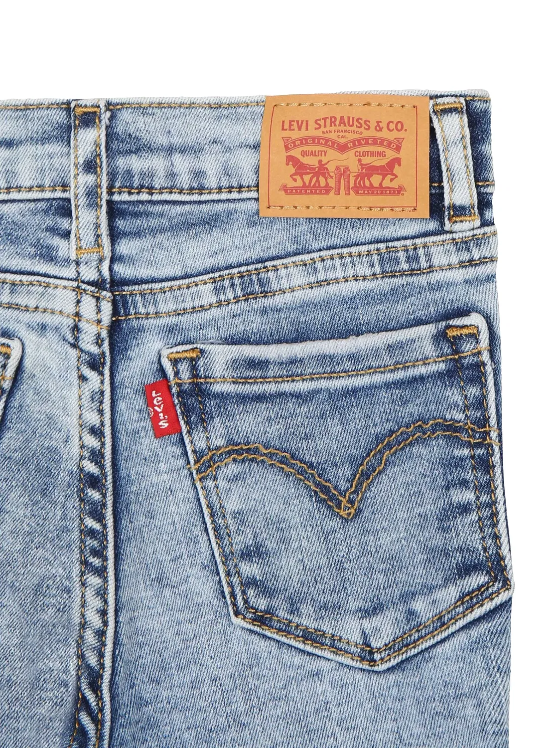 Джинсы с завышенной талией 726 Levi's, синий — фото 2