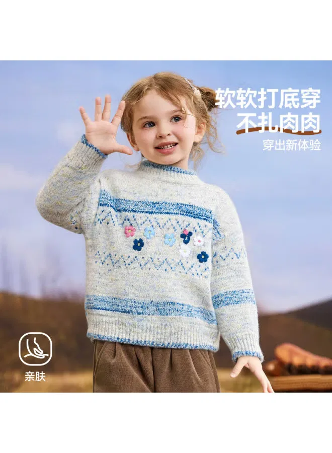 Свитер детский с этническим жаккардовым узором Ask Junior — фото 3