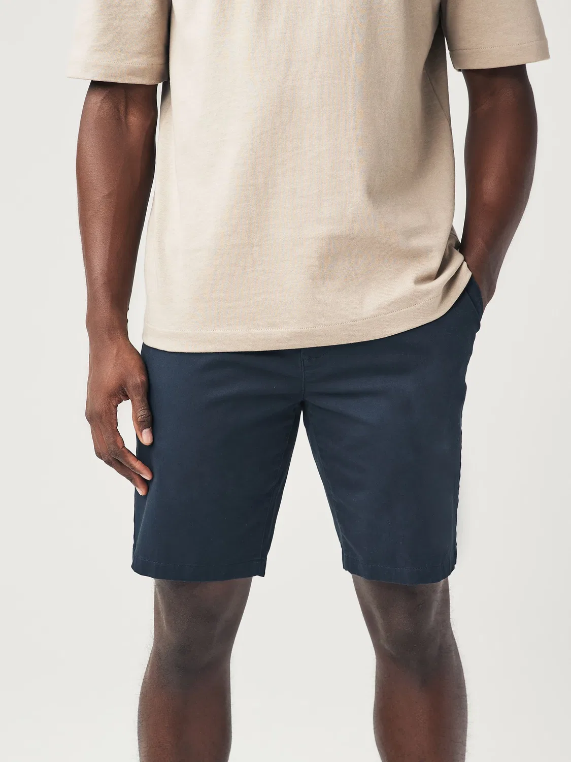Шорты чинос, слим фит, Navy/Charcoal Next — фото 3