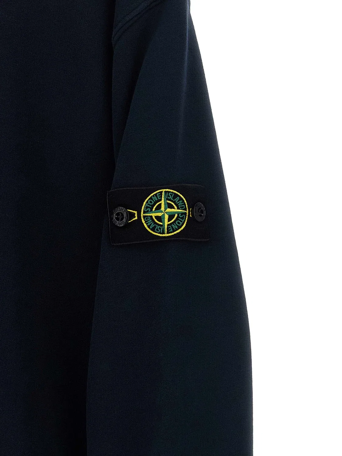 Джемпер с логотипом-значком Stone Island Junior, синий — фото 3
