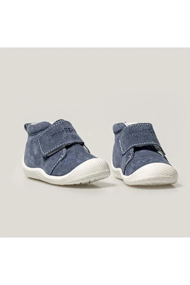 Детские ботинки для девочек с принтом Stride suede first step boots Merli&Rose, Jeans