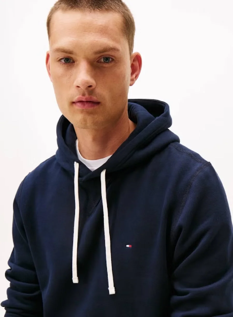 Худи Tommy Hilfiger Essential Fleece, синий — фото 3