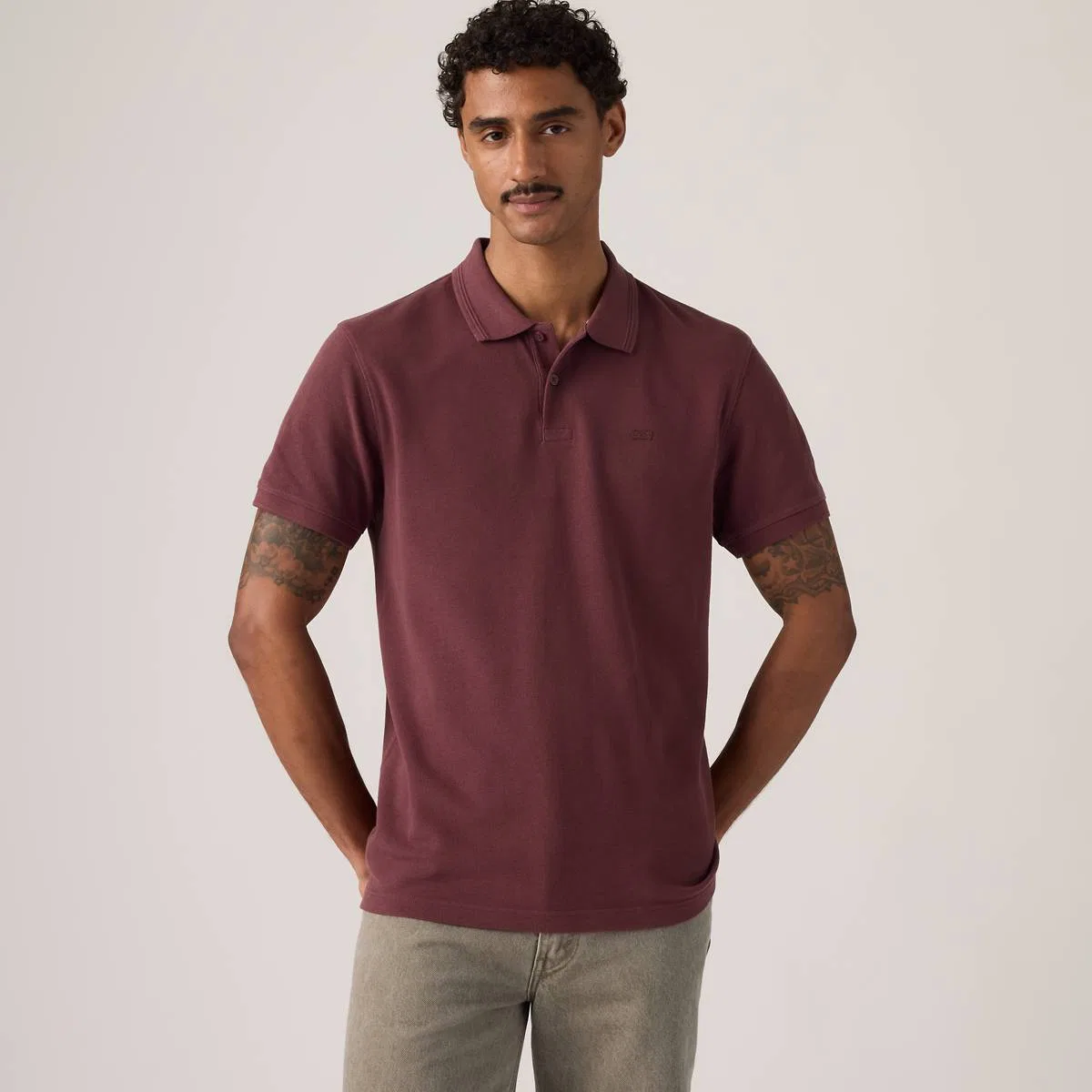 Оригинальное поло Levi's, Vineyard Wine - Red