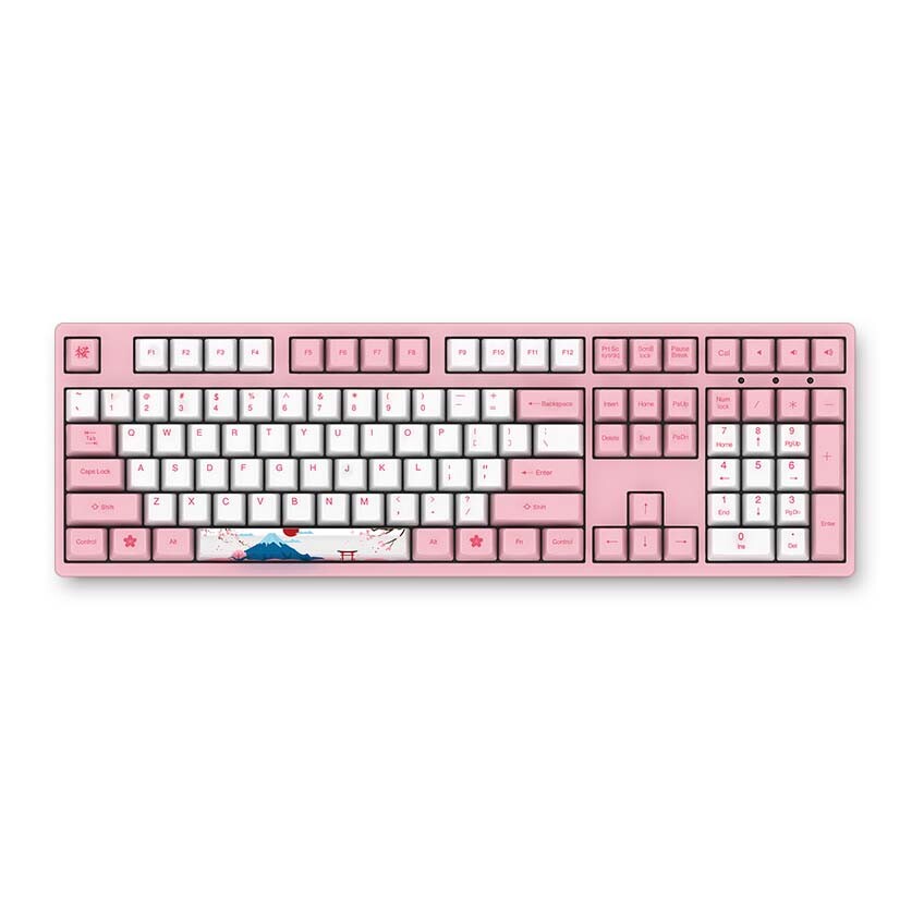 

Клавиатура игровая механическая Akko 3108 World Tour Tokyo R1 2-Gen Pink Linear Switch, розовый