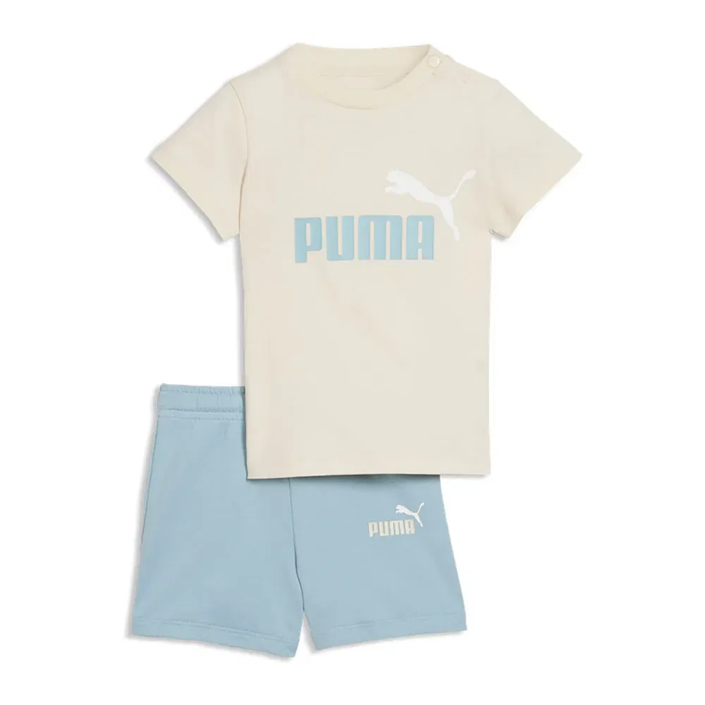 Детский комплект для девочек с коротким рукавом Minicats Ess Set Puma, Blue — фото 3