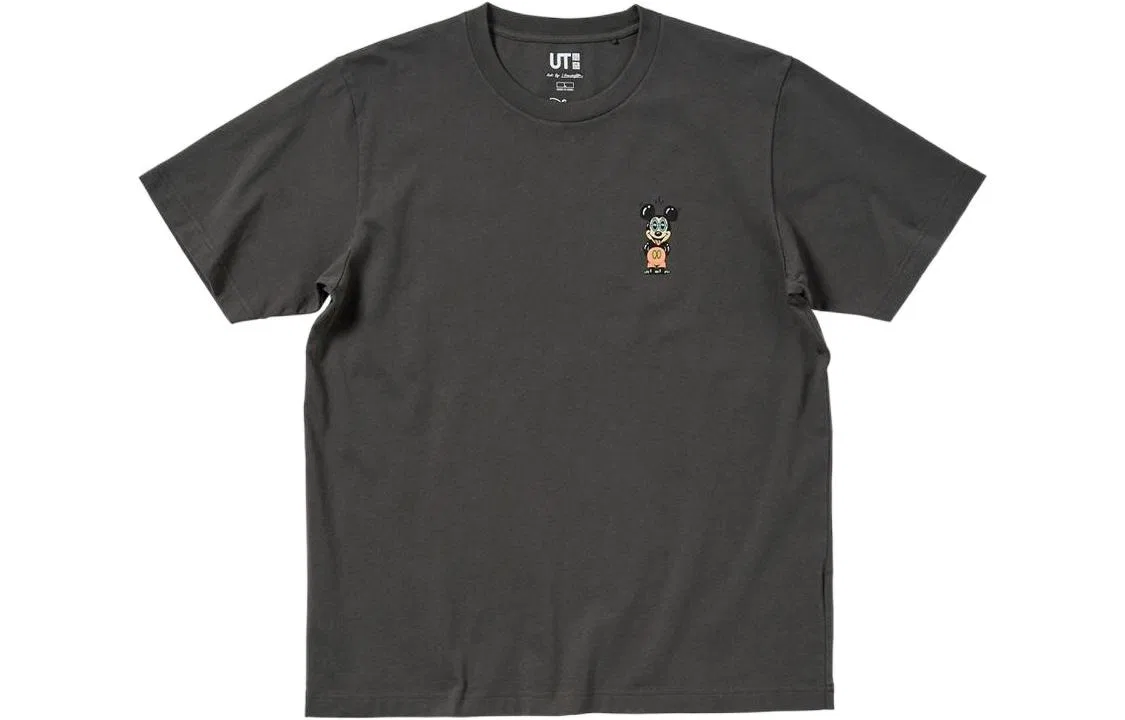 Футболка с принтом Dark Gray UNIQLO