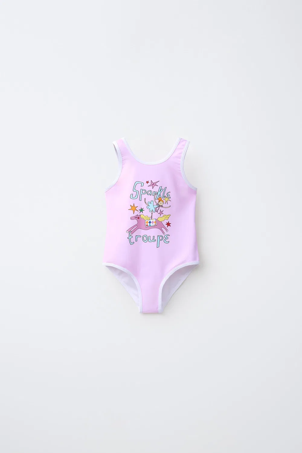 2-6 лет / Купальник с цирковым принтом ZARA, Pink/Mauve