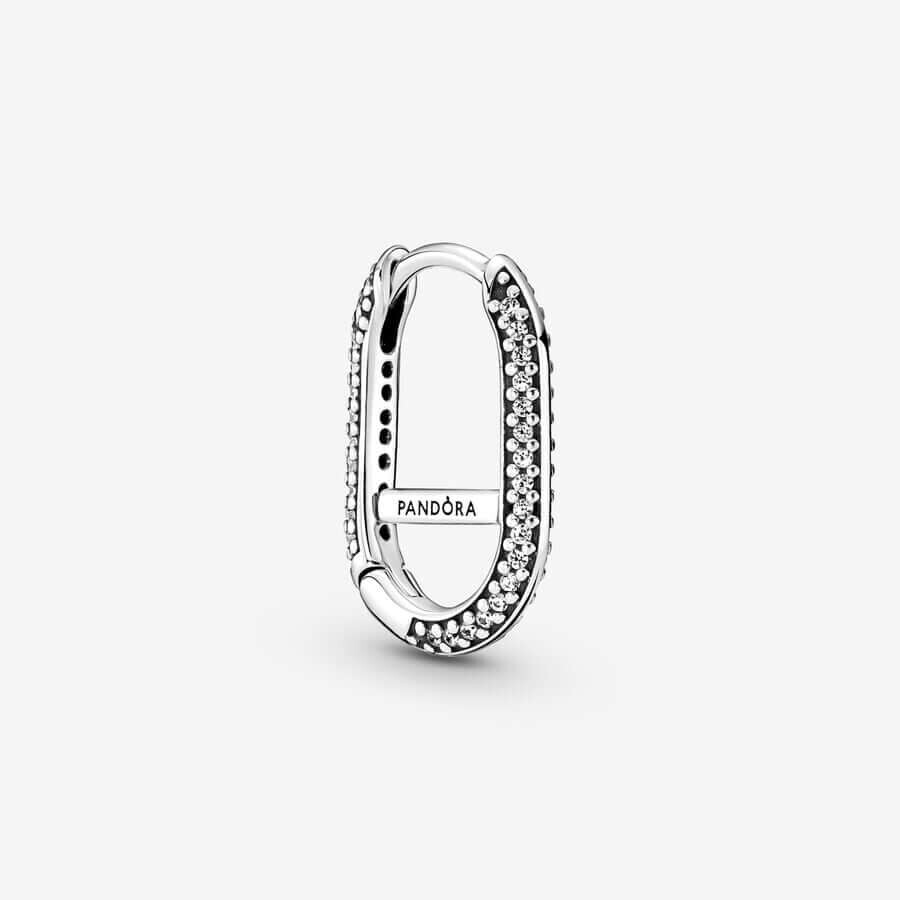 

Серьга Pandora ME Pavé Link, серебро/цирконий