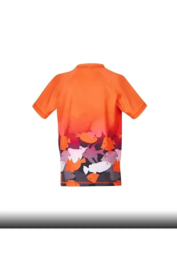 Детская футболка с принтом Atlanta uv t shirt Kom, Coral — фото 2