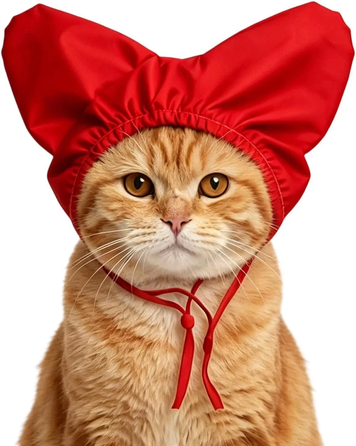 Шапочка для душа для кошек, 24x15 см, сердечком, Rot Generisch