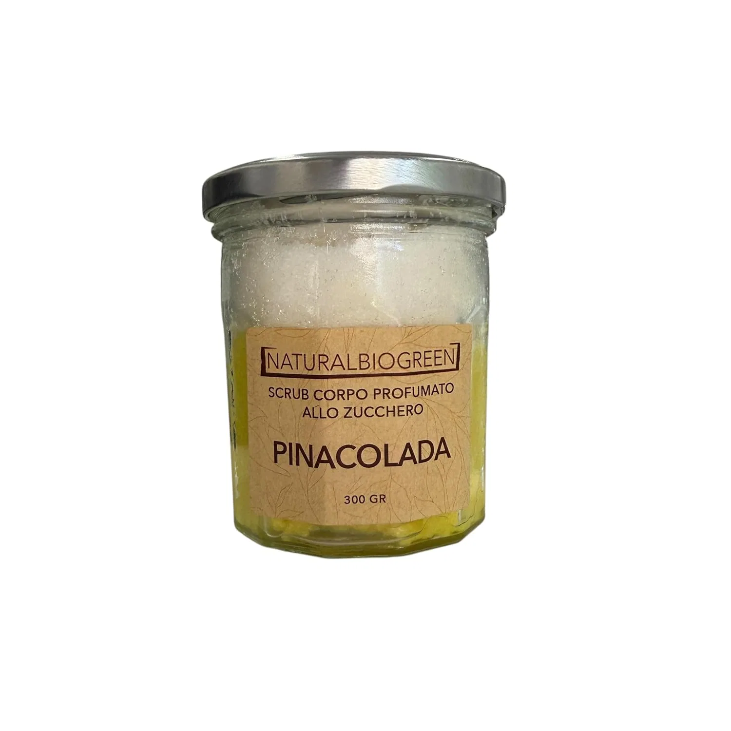 Скраб для тела Perfumed Pinacolada Vegan, Naturalbiogreen, 300 г