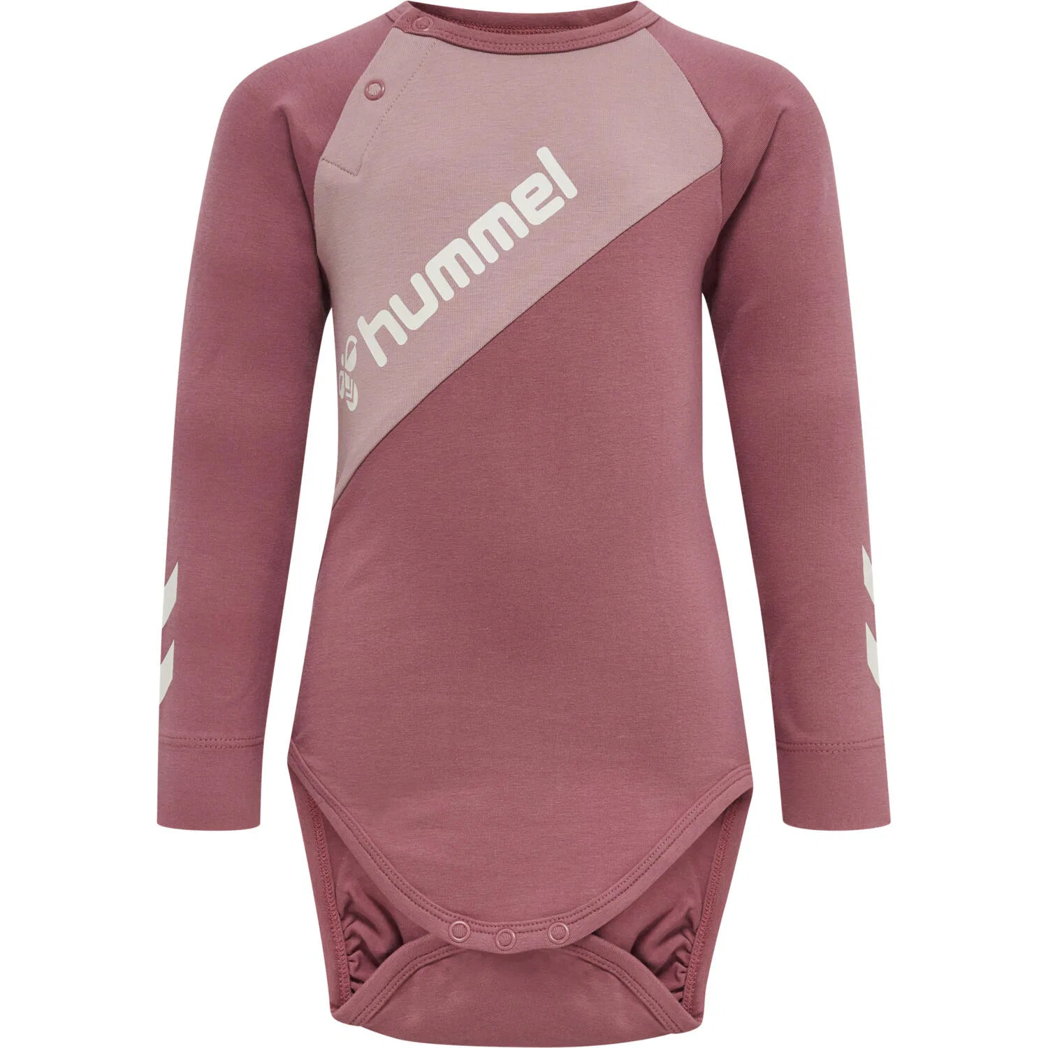 Детский боди с длинным рукавом для девочек Seoul Hummel, Rosa — фото 3