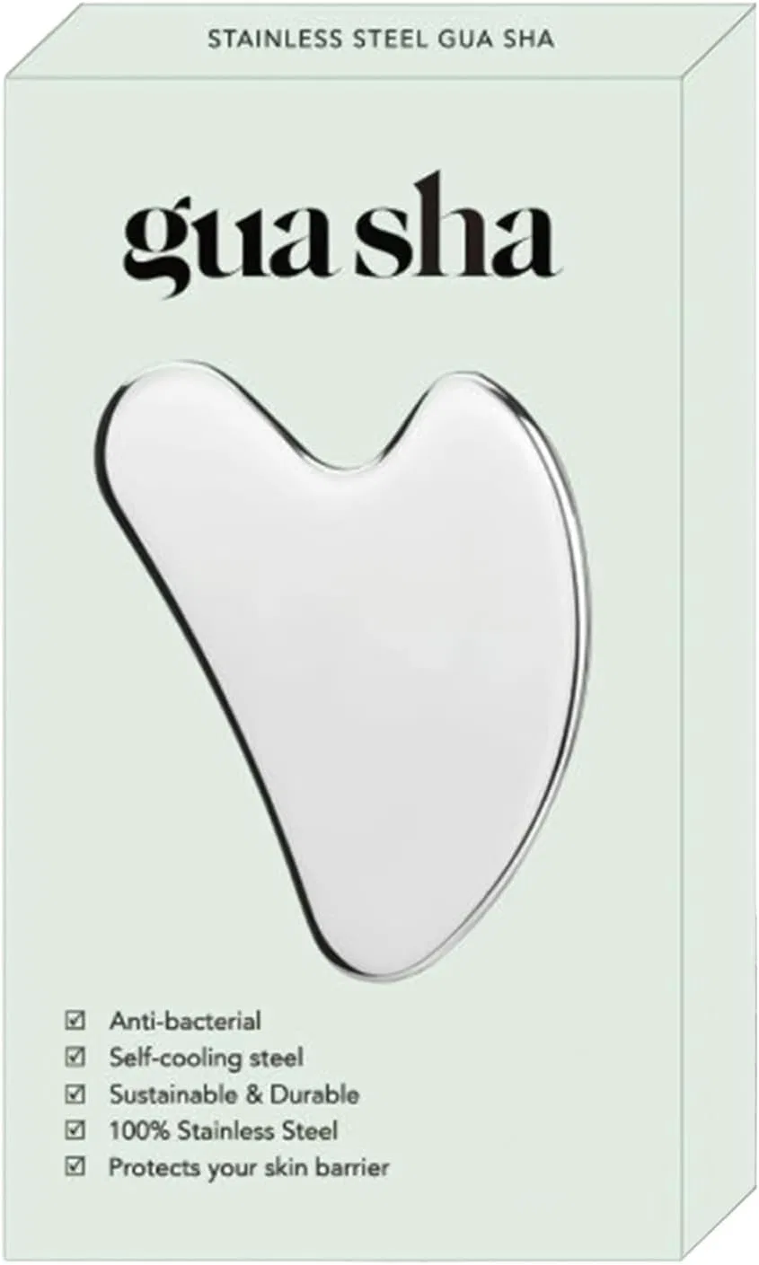 Gua Sha инструмент из нержавеющей стали, для массажа лица и тела Generisch