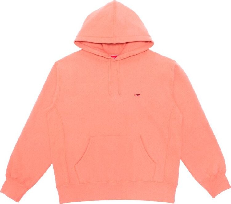 Толстовка Supreme Small Box Hooded Sweatshirt 'Dusty Coral', оранжевый — фото 2