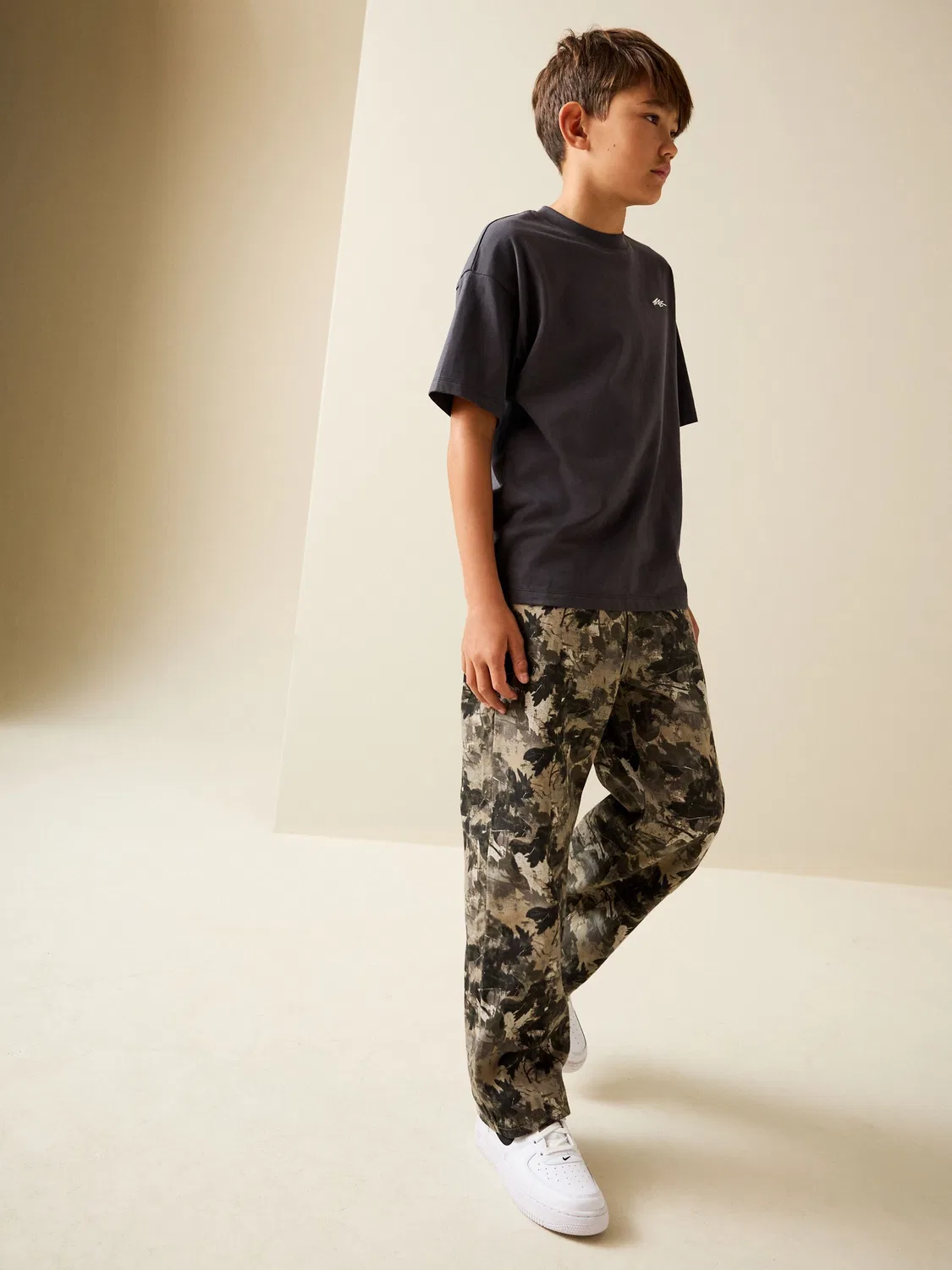 Брюки карго, зеленые, Green Cargo Trousers Next, зеленый — фото 2