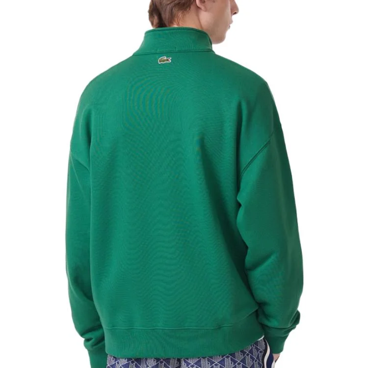Толстовка LACOSTE Unisex, темно-зеленая — фото 3
