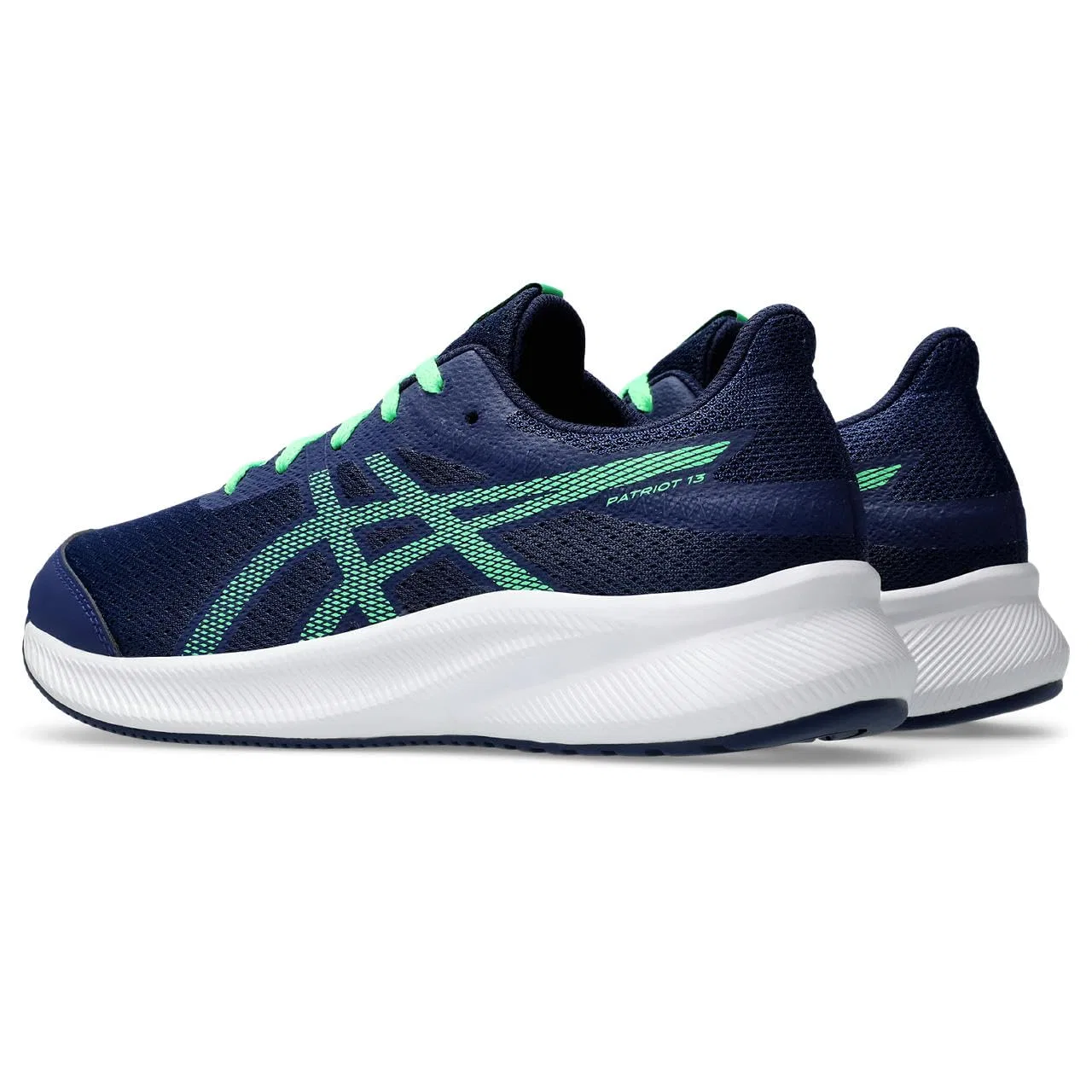 Детские кроссовки для мальчиков беговые Patriot 13 ASICS, Blue — фото 2
