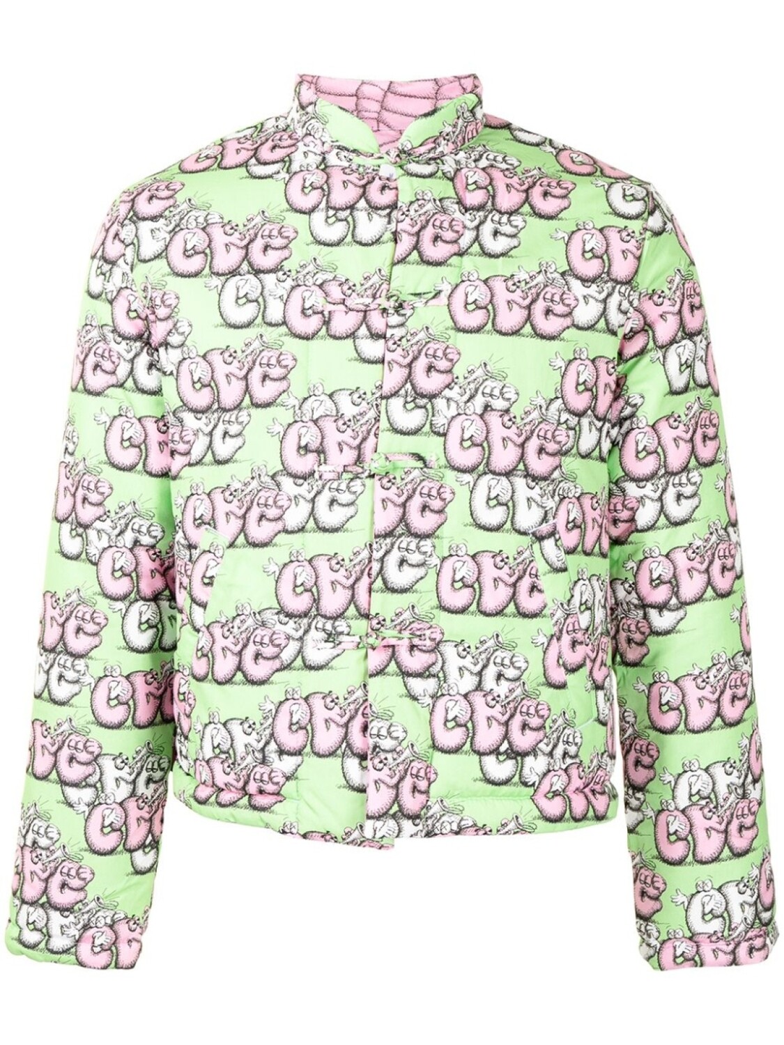 

Comme Des Garçons Shirt пуховик с логотипом, зеленый