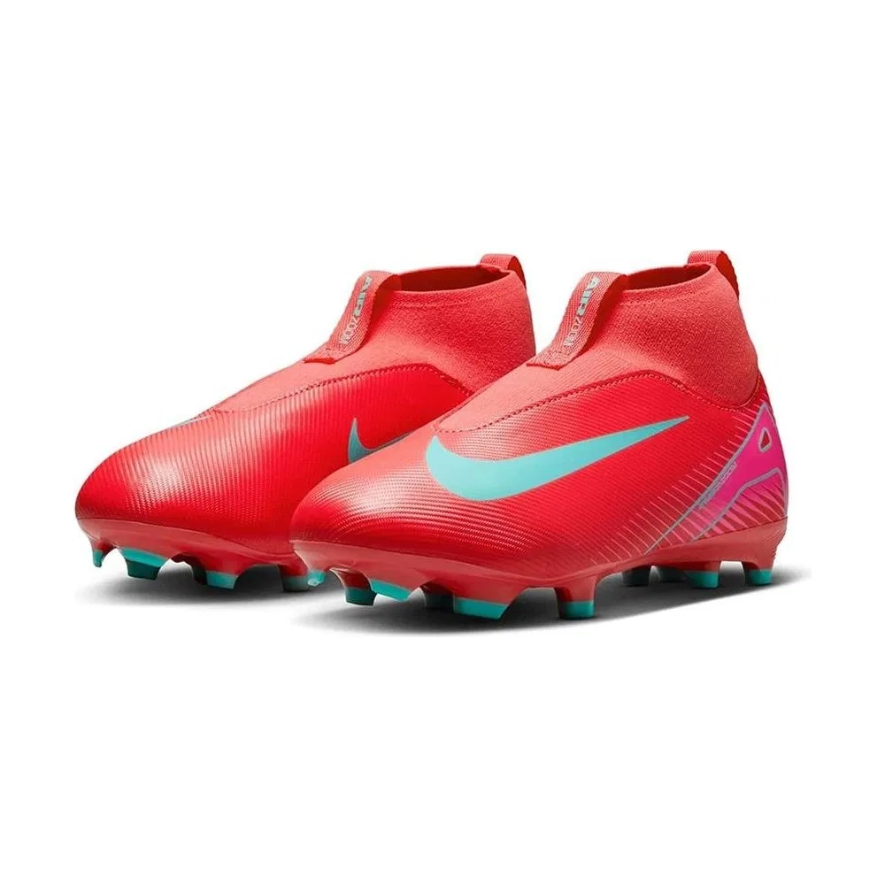 Детские футбольные бутсы для мальчиков с высоким голенищем Mercurial Superfly 10 Academy Nike, Bright Yellow — фото 3