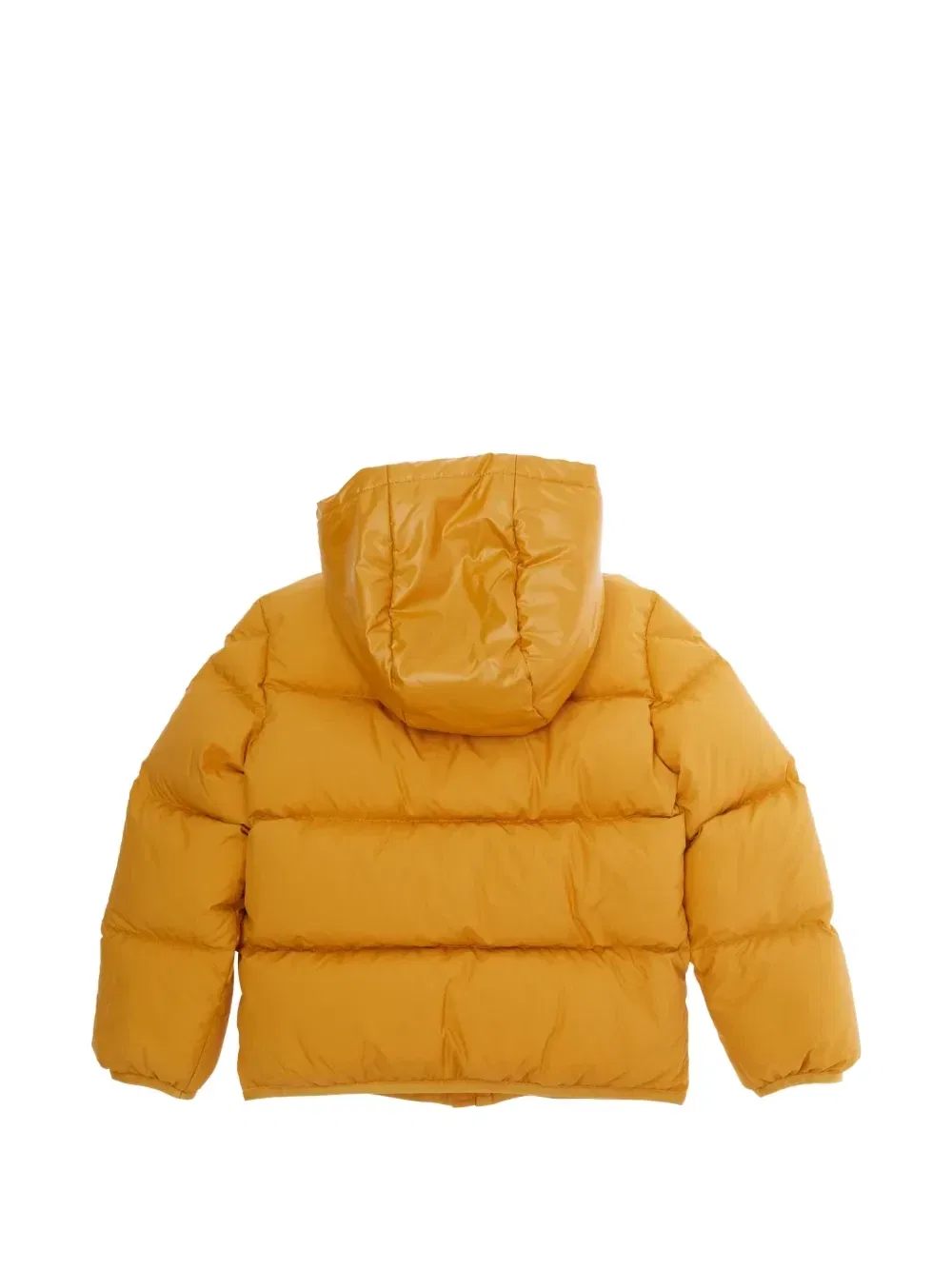 Пуховая куртка с капюшоном Moncler Enfant, желтый — фото 2
