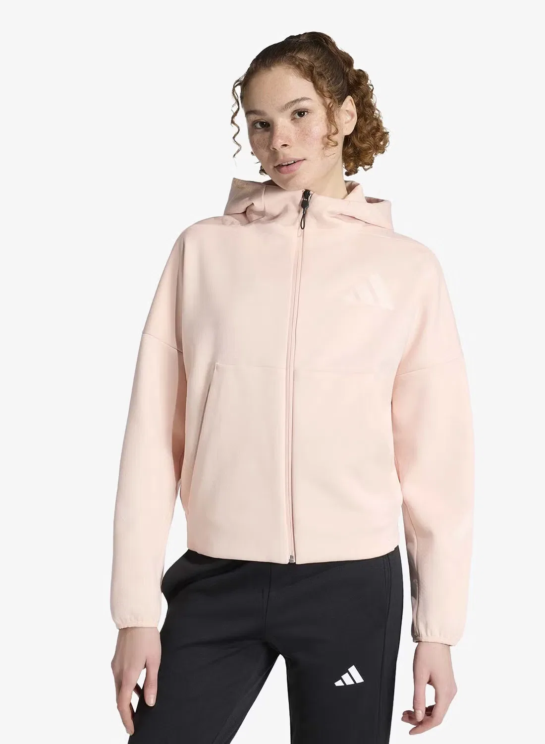 Худи с принтом Z.N.E. Adidas, синий