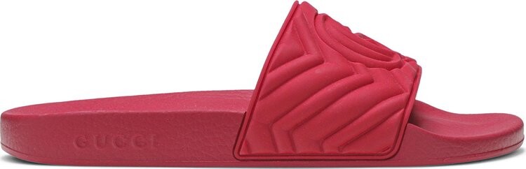 

Сандалии Gucci Logo Slide Red, красный