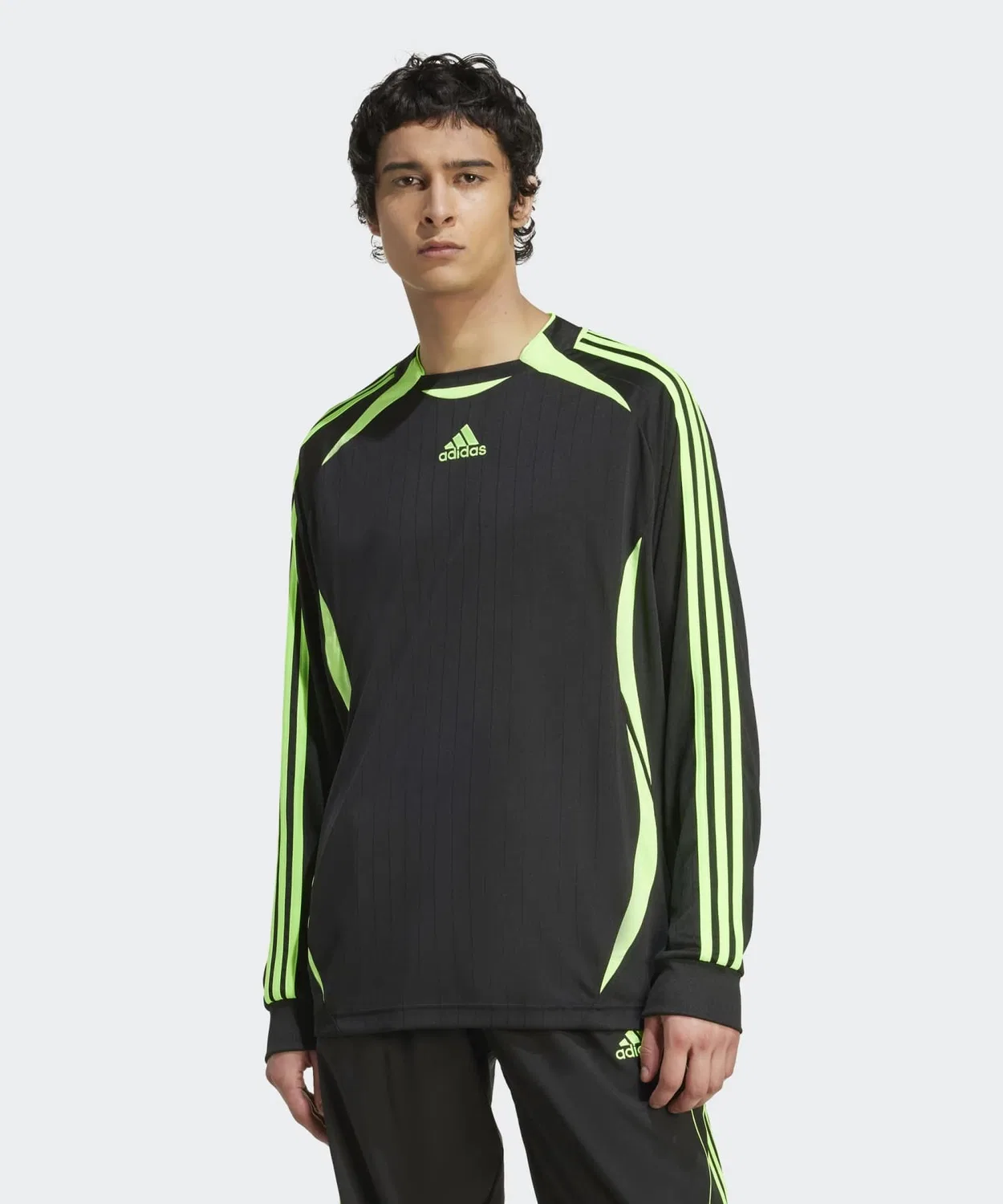 Мужская футболка с длинным рукавомTeam Geist Adicolor Adidas, Black