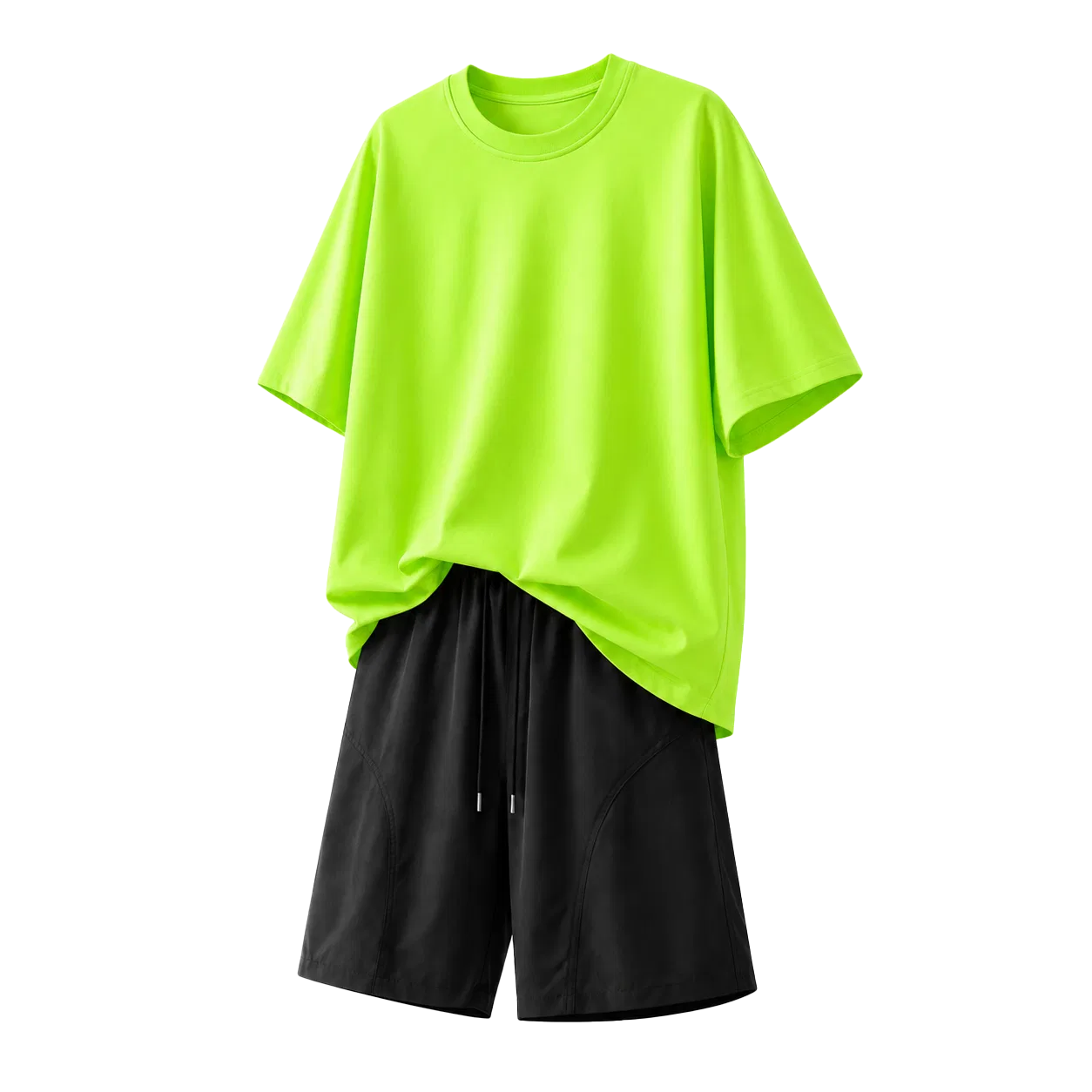 Детский комплект пижам с длинным рукавом Neon Green+Black WARRIOR