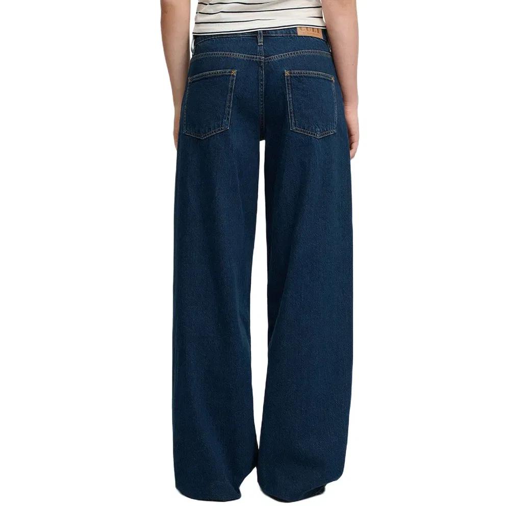 Джинсы свободные Superdry Mid Rise Baggy, синий — фото 2