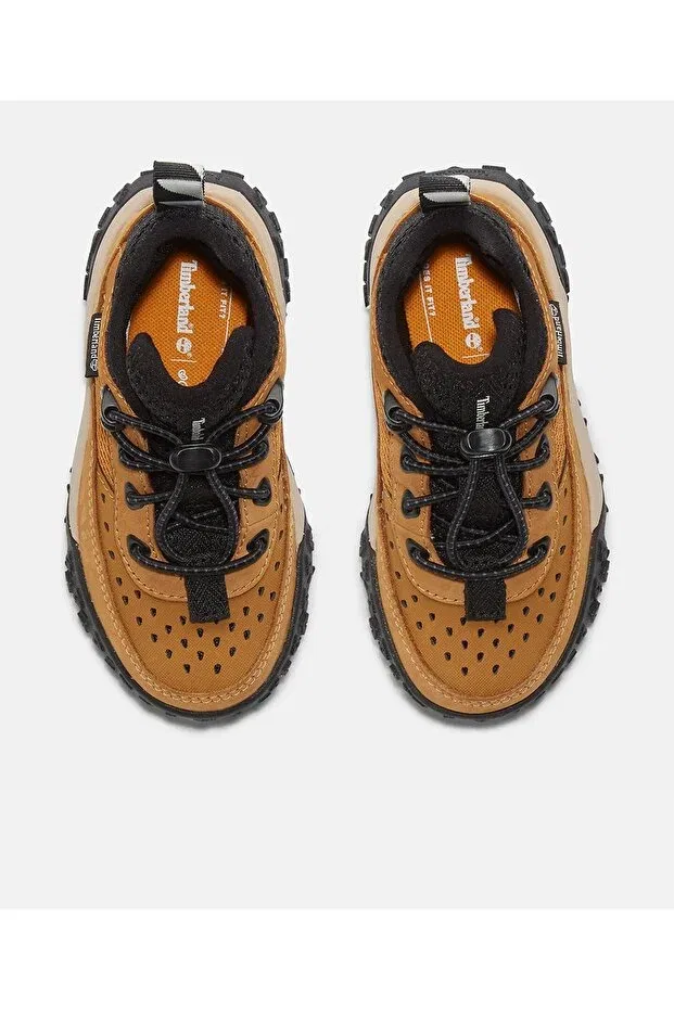 Детские ботинки для девочек на шнуровке Greenstride motion 6 mid Timberland, Orange — фото 4
