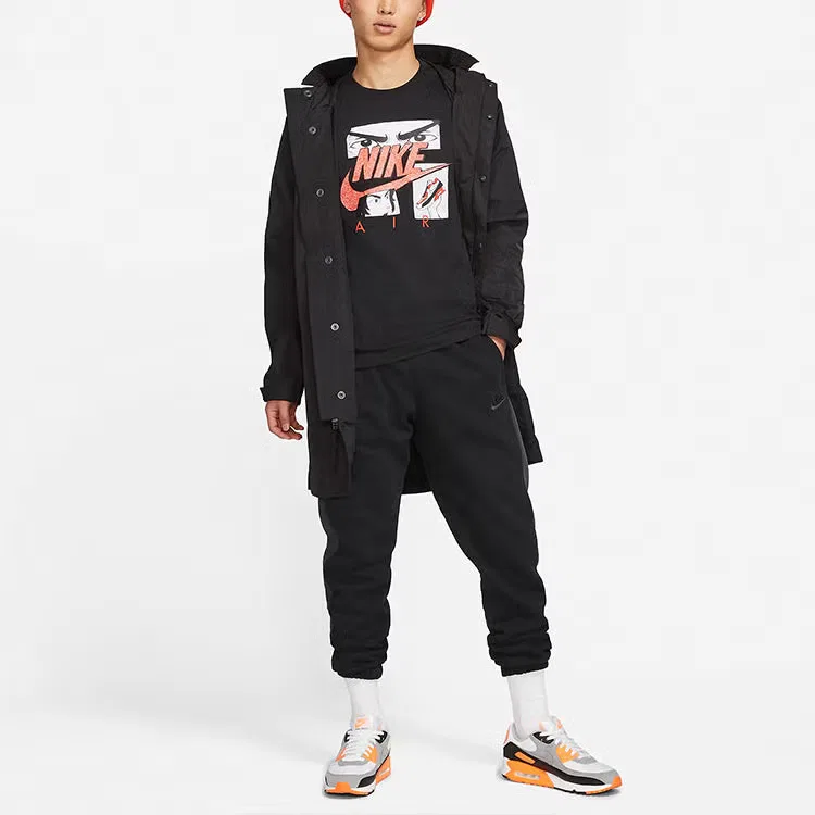 Футболка с принтом Nike As Manga Hbr, черный — фото 2