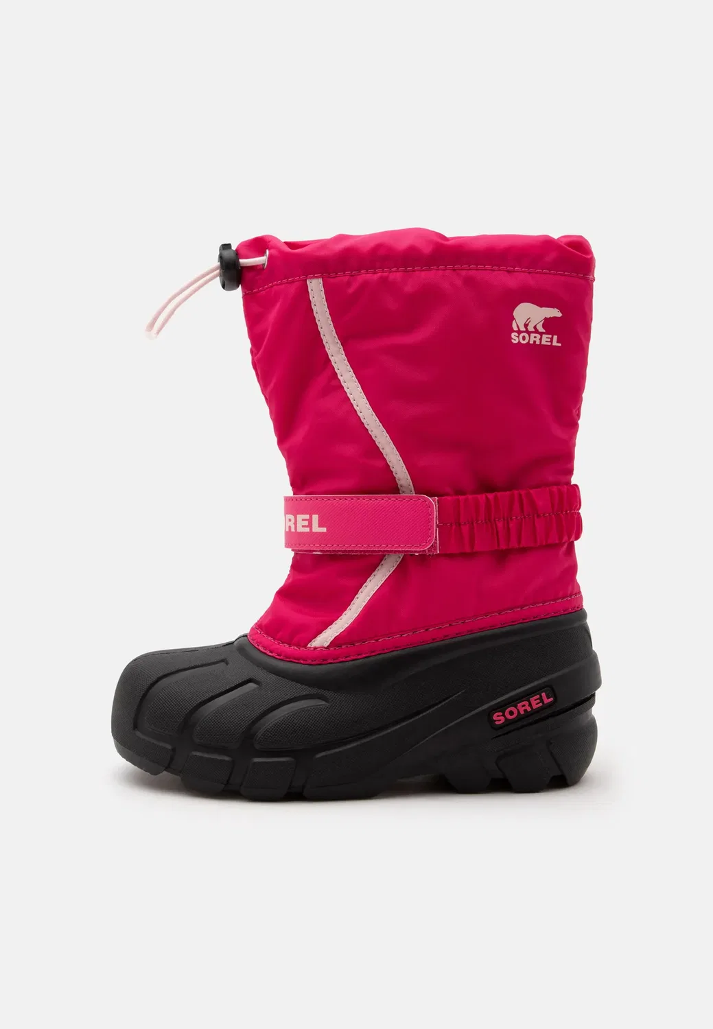 Детские зимние ботинки унисекс с цветочным рисунком Sorel, Ultra Pink, Pink Salt