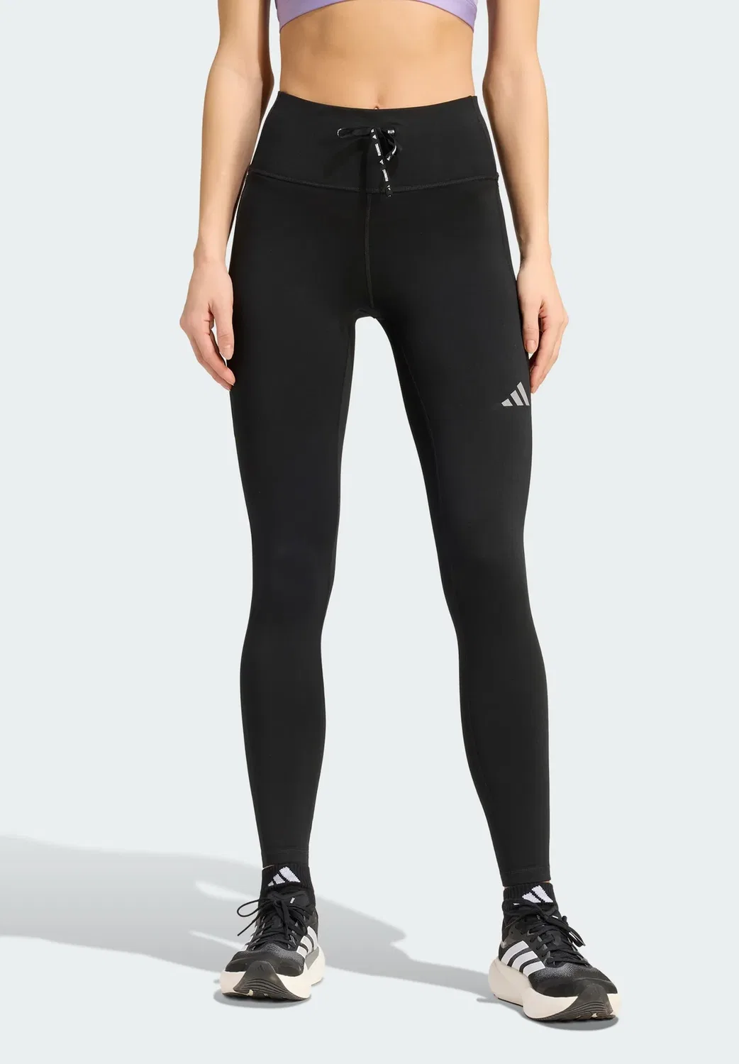 Беговые леггинсы ess w 1/1 l Adidas Performance, Black