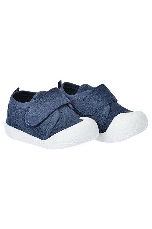 Детские туфли для мальчиков с липучкой Anka Lacquer First Step Baby Ayk Walking Shoes Vicco, Navy Blue Navy Blue