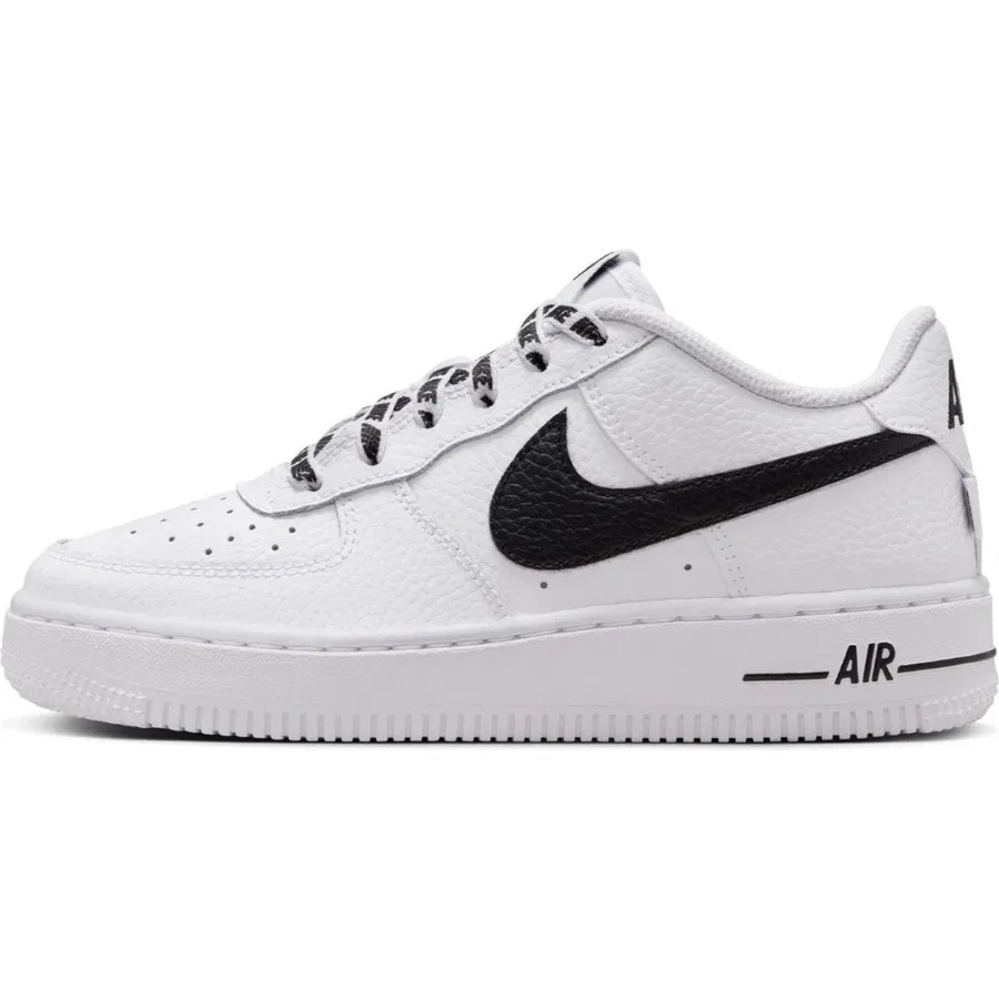 Кроссовки повседневные из натуральной кожи Air Force 1 Low Js Af1 Leather Unisex Sneaker Nike, Белый