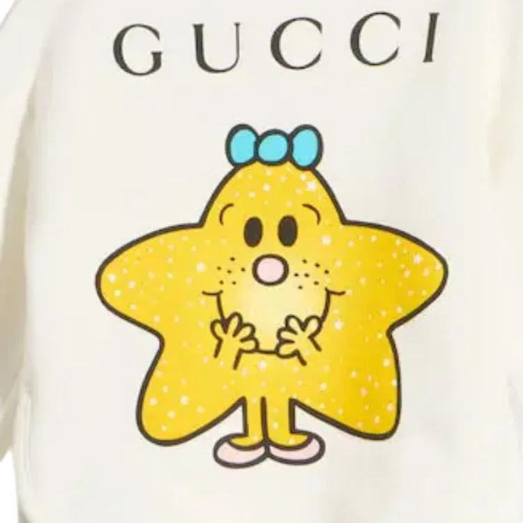 Детский свитшот с круглым вырезом White GUCCI — фото 3