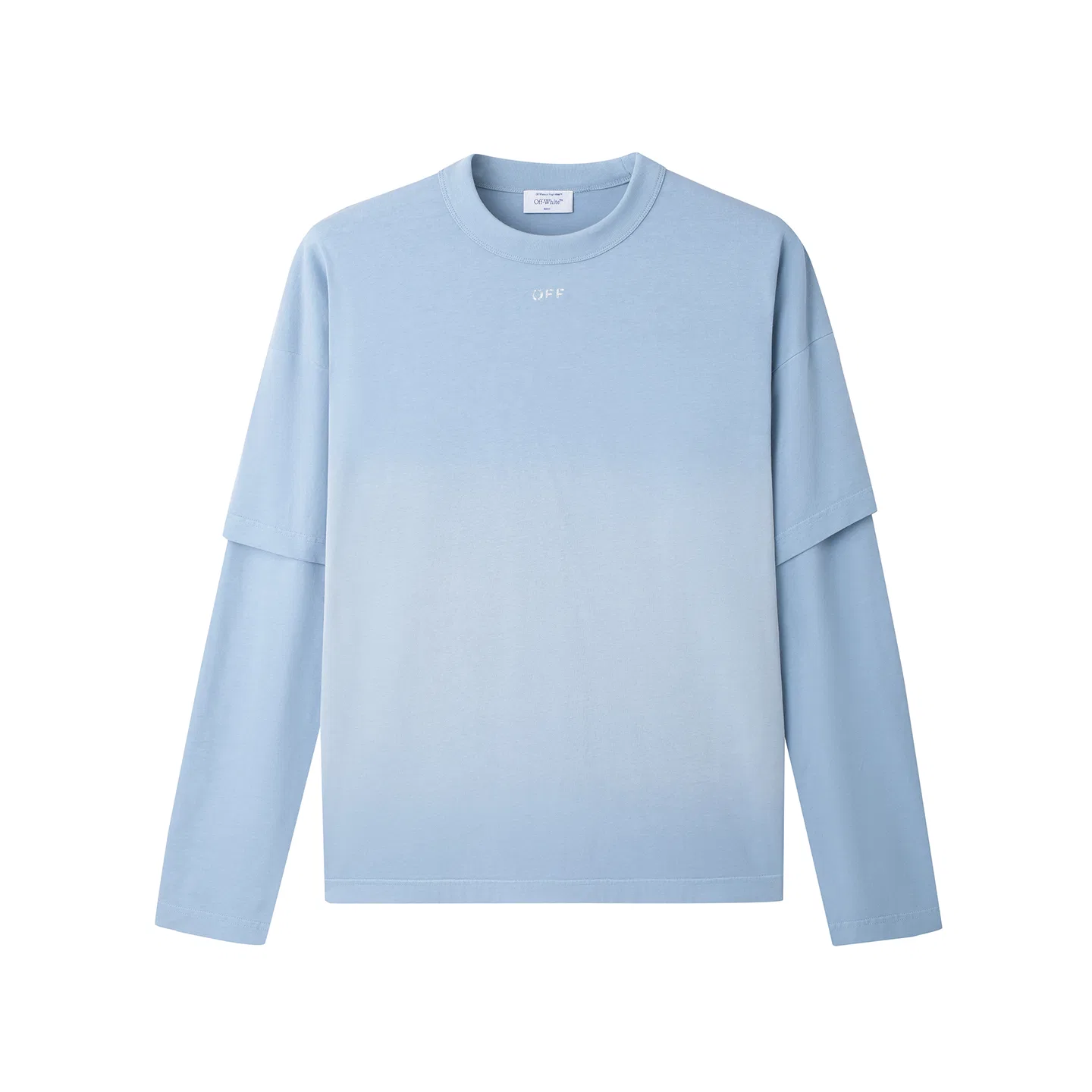 OFF-WHITE Детская футболка с принтом OFF WHITE, Colorful Blue