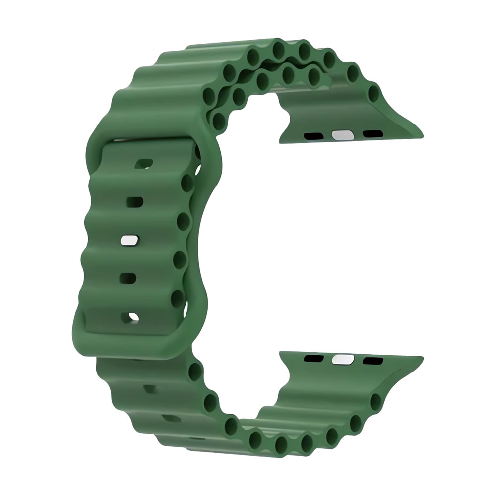 

Ремешок Wepro Ocean для часов Apple Watch 42 мм, 150-220 мм, зеленый