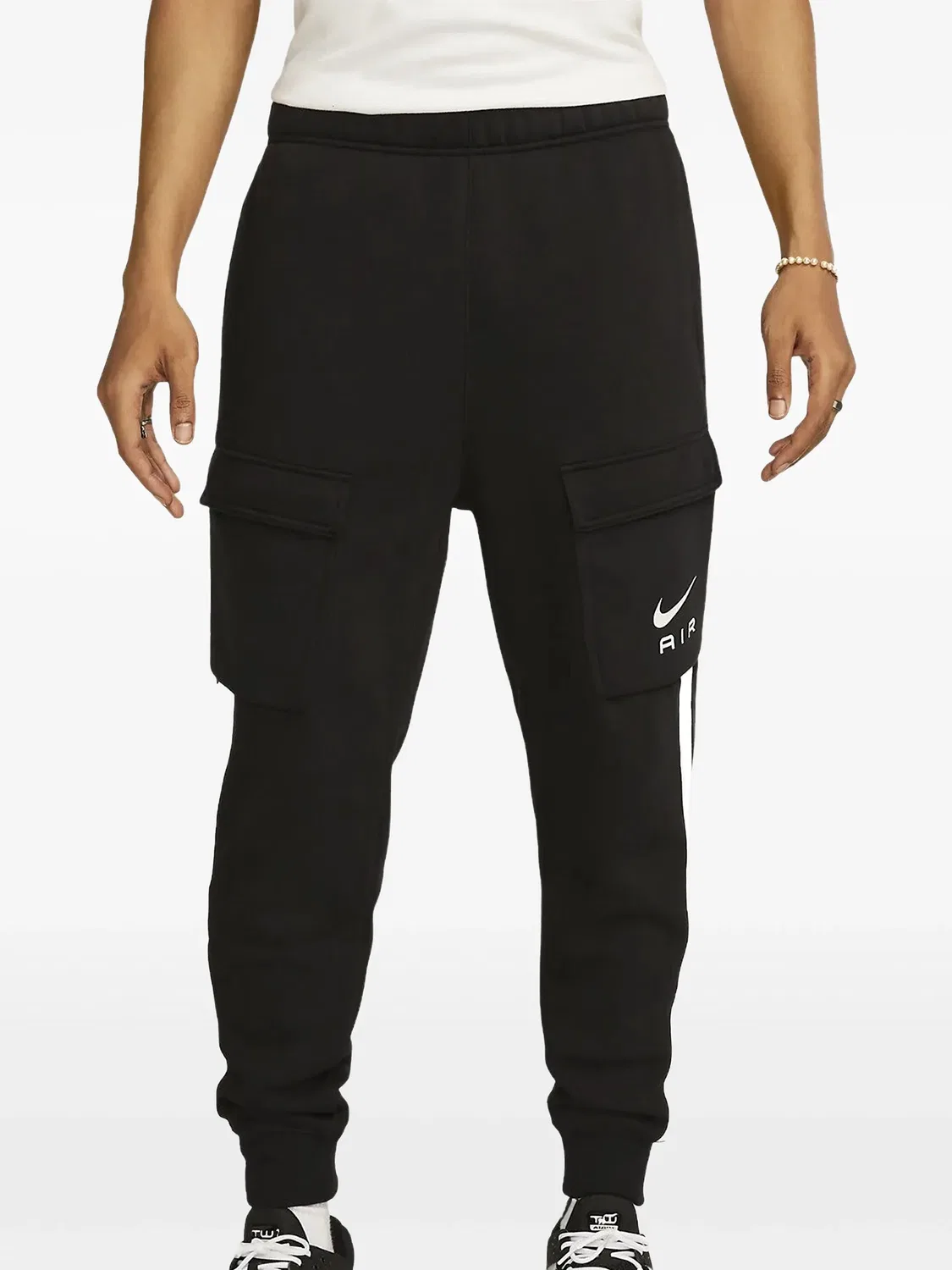 Брюки карго Air Black/Summit White Nike, черный