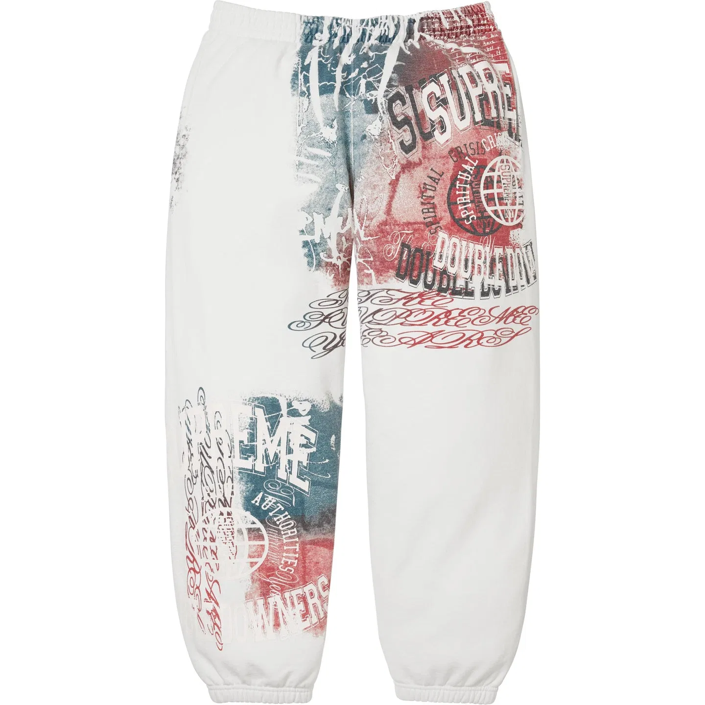 Детские спортивные штаны из трикотажа Supreme Knitted Sweatpants, Черный — фото 4