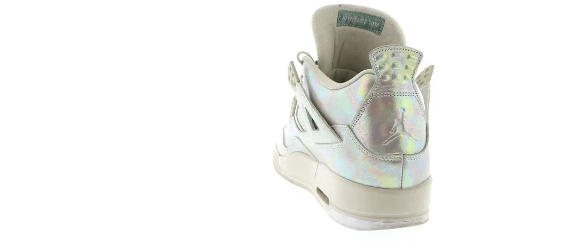 Детские кроссовки Lifestyle с принтом Jordan 4 Retro Jordan, Light Bone Light Bone Cannon — фото 4