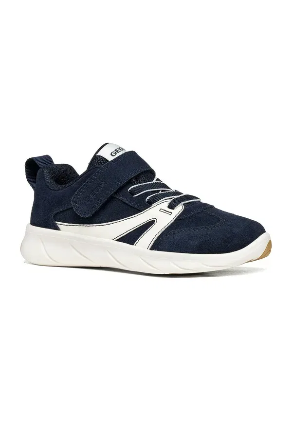 Детские кроссовки J foot run boy Geox, белый/темно-синий — фото 2