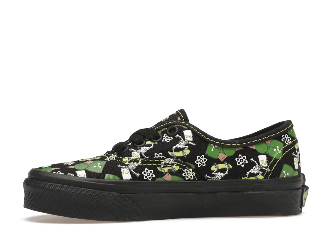 Детские кеды с длинным рукавом Vans Authentic, Black Black — фото 3