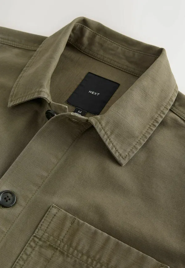 Куртка хлопковая Summer jacket Next, khaki green, зеленый/хаки — фото 3