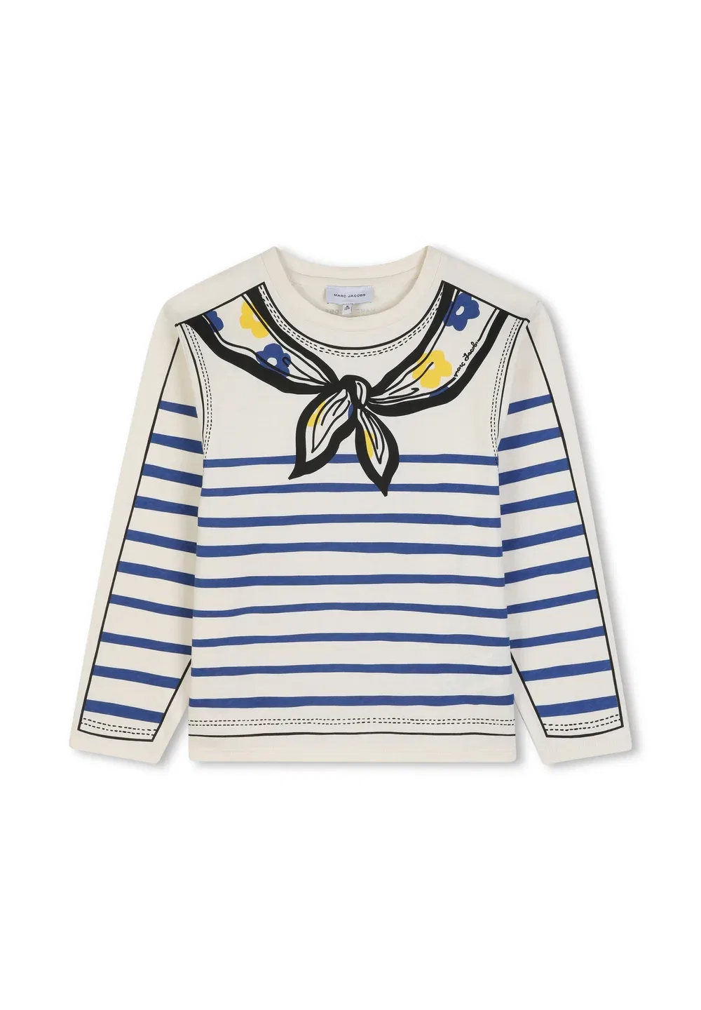 Футболка с длинным рукавом - топ с длинным рукавом Marc Jacobs Kids, Ivory — фото 2