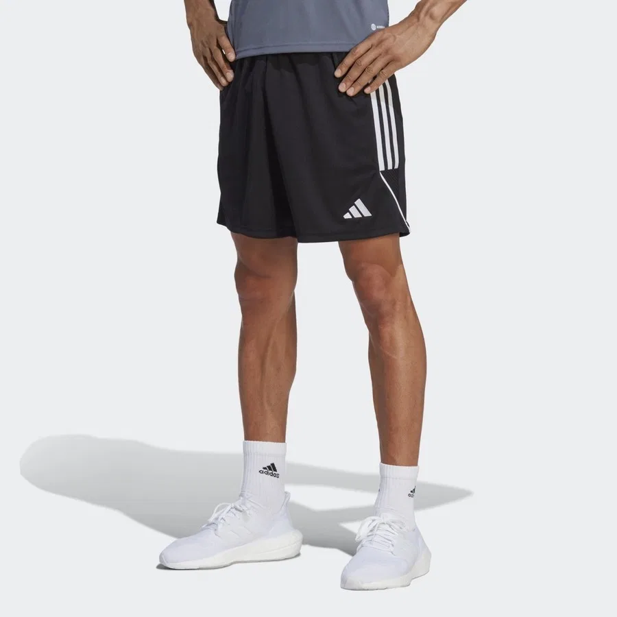 Шорты спортивные с быстросохнущей тканью Tiro 23 League adidas, Черно-белый