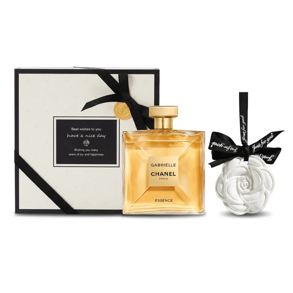 Женский набор парфюмерии Chanel J'adore Intense 100 мл с ароматерапией камелии, Black Butterfly Box, CHANEL, Black Butterfly