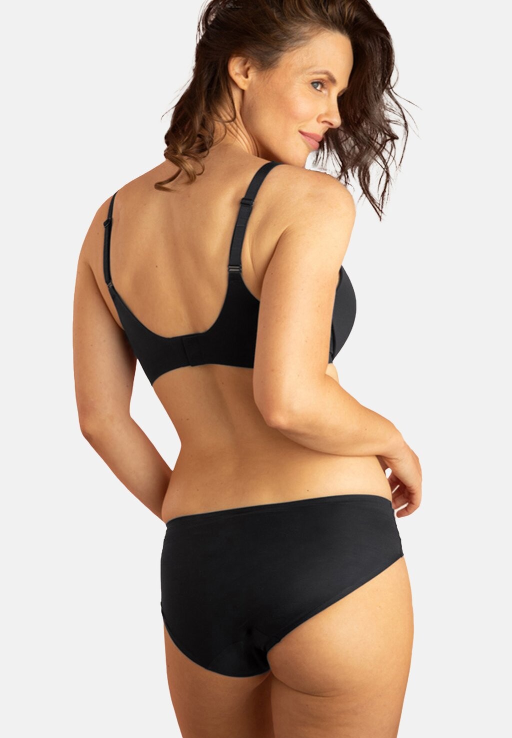 

Трусы HIPSTER SHORTY FIT NAHTLOS AND UNSICHTBAR Royal Lounge Intimates, черный